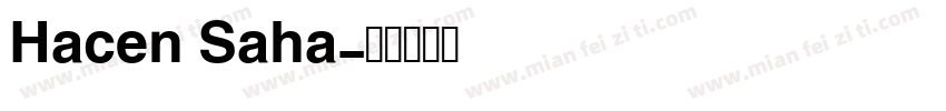 Hacen Saha字体转换